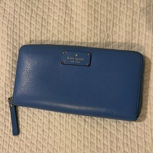 Blue Kate Spade Wallet